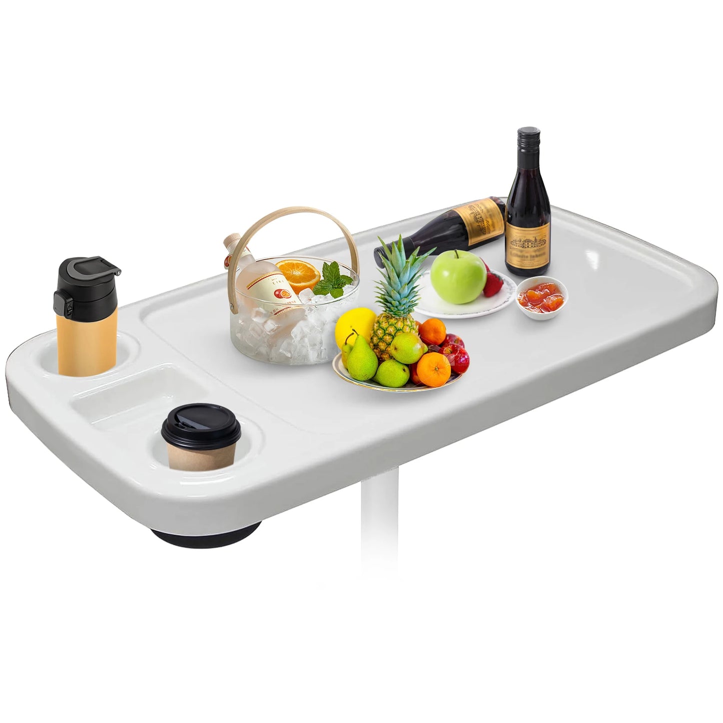 Removable Boat Table, 34X18 inch Rectangular Pontoon Boat Table
