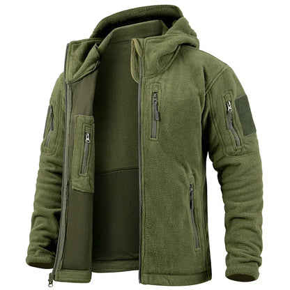 Men's Multi-Pocket Fleece Hunting / Hiking / Hoody Jacket