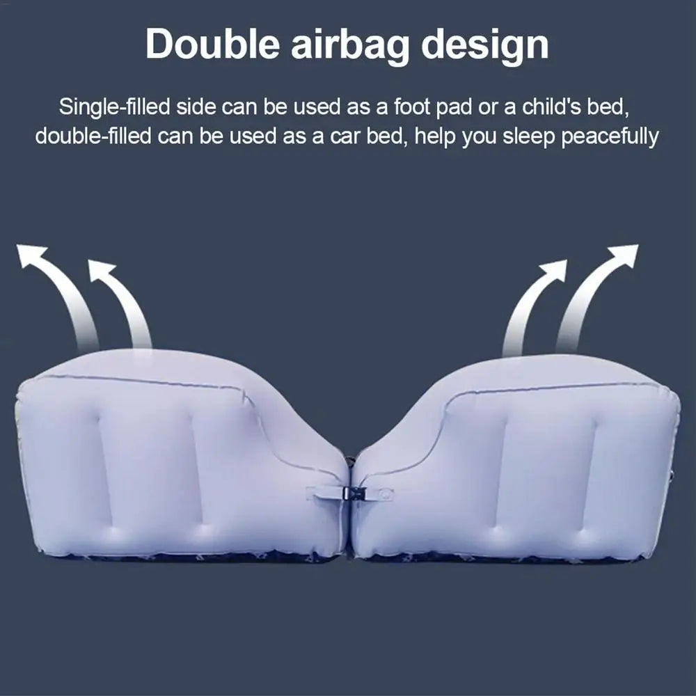 Universal Self-propelled Car Air Mattress Rear Seat Foot Gap Cushion