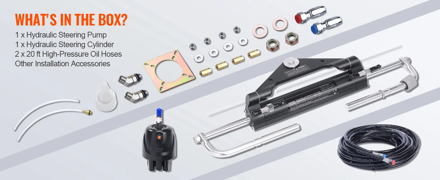 150HP Hydraulic Outboard Steering Kit