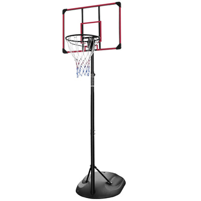 Portable Basketball Hoop System Height Adjustable 7.5ft - 9.2ft 32 Inch Backboard