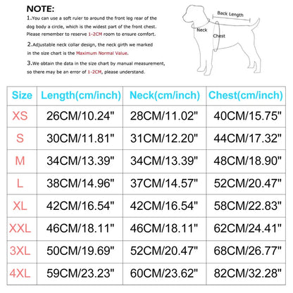 Warm Winter Waterproof Fleece Dog Jacket/Harness