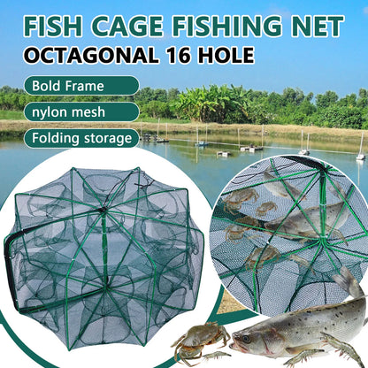 Nylon Folding Lobster / Shrimp / Crab / Fish Cage / Trap
