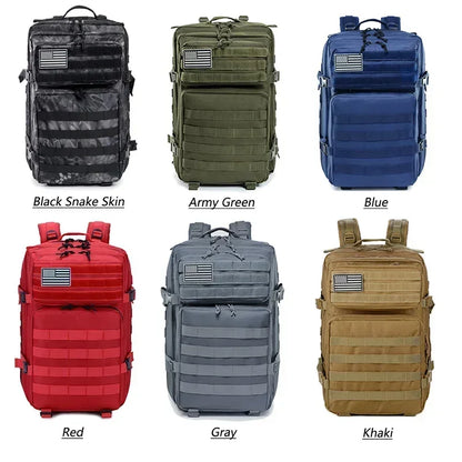 45L Large Capacity Tactical Backpack