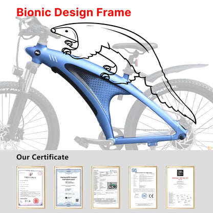 2000W Adults 27.5" Removable Battery Electric Mountain Ebike