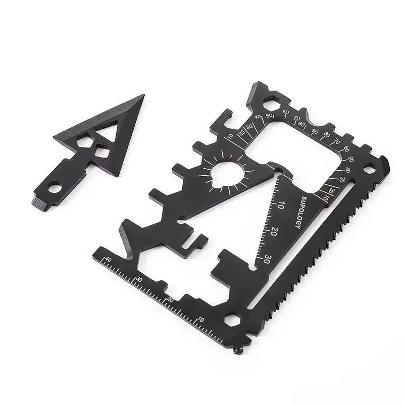 18-in-1 Credit Card Multi-Function Survival Tool