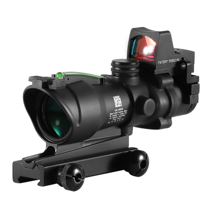 Adjustable 4x32 Red Dot 1x  4x  Red Dot Rifle Scope