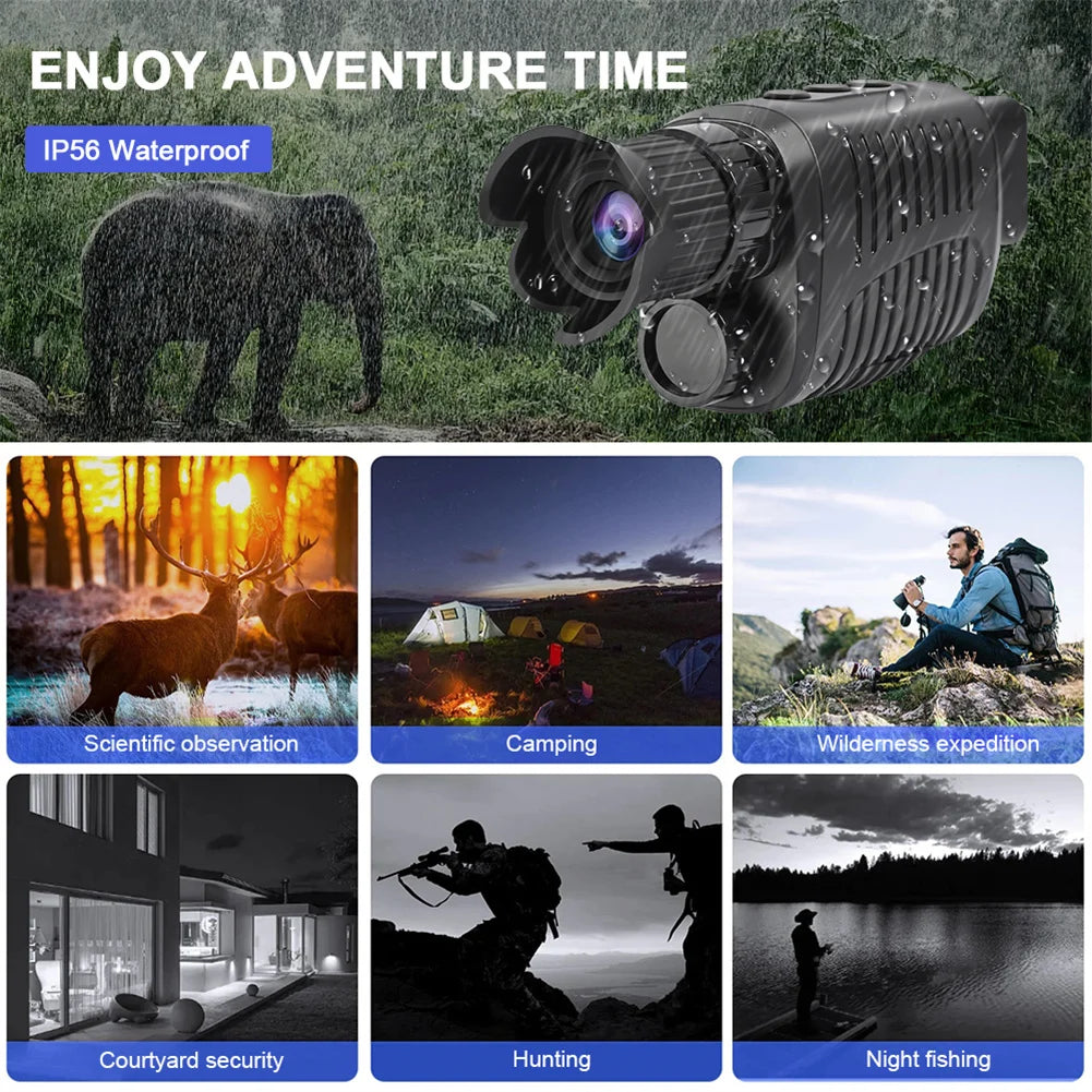 Digital Night Vision HD Infrared Monocular For Hunting, Camping, Travel