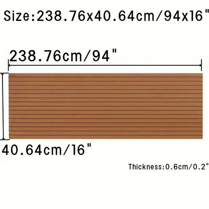 Teak Decking Sheet Boat Flooring Fit Self-Adhesive Foam Marine Flooring
