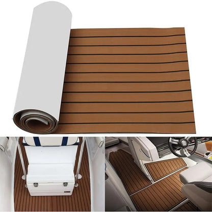 Teak Decking Sheet Boat Flooring Fit Self-Adhesive Foam Marine Flooring