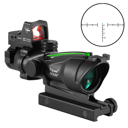 Adjustable 4x32 Red Dot 1x  4x  Red Dot Rifle Scope