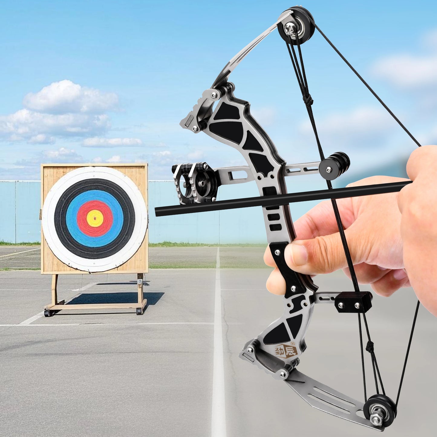 Mini Compound Bow and Arrow Set 9.5inch