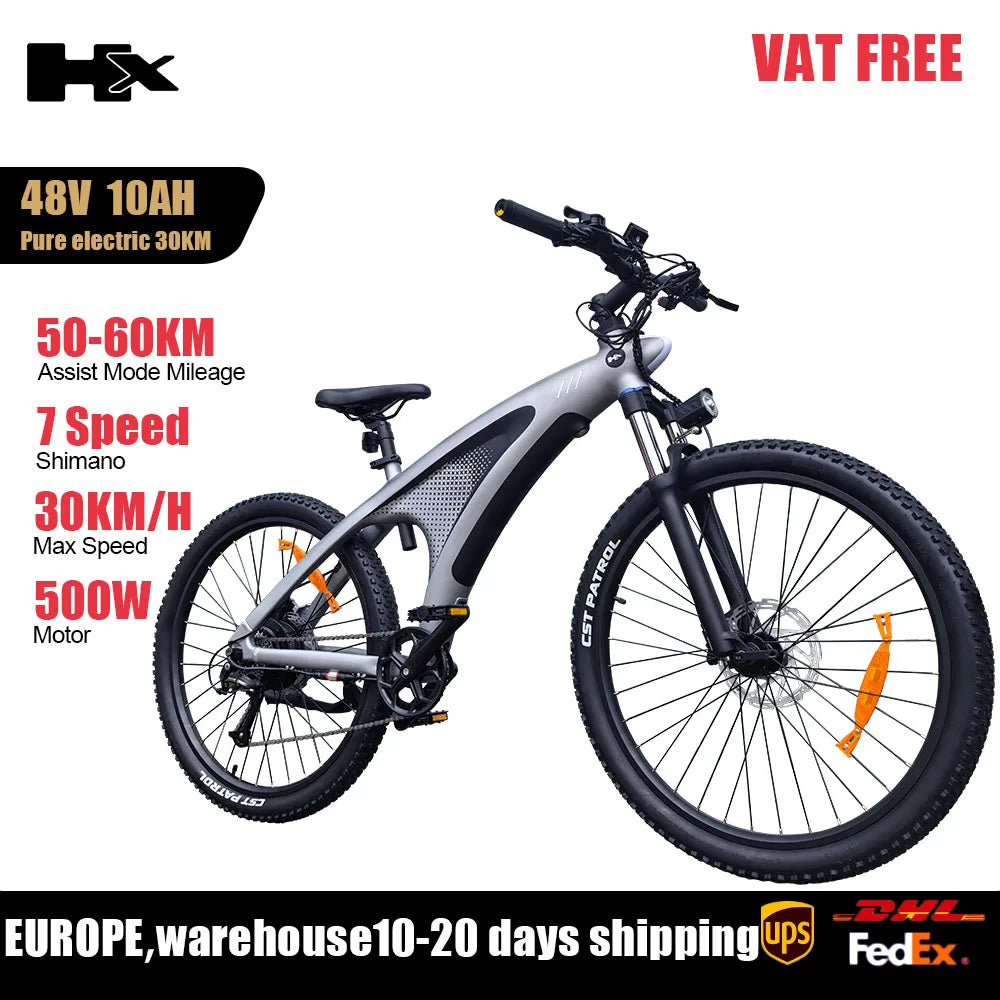 2000W Adults 27.5" Removable Battery Electric Mountain Ebike