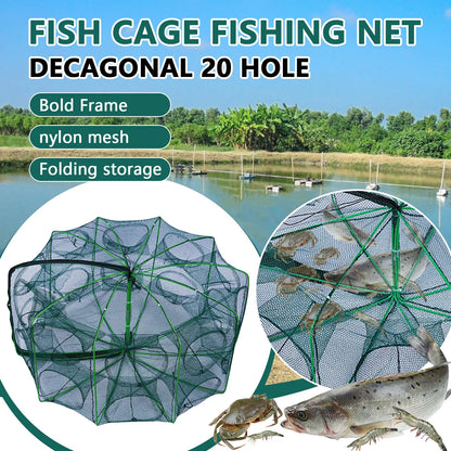 Nylon Folding Lobster / Shrimp / Crab / Fish Cage / Trap