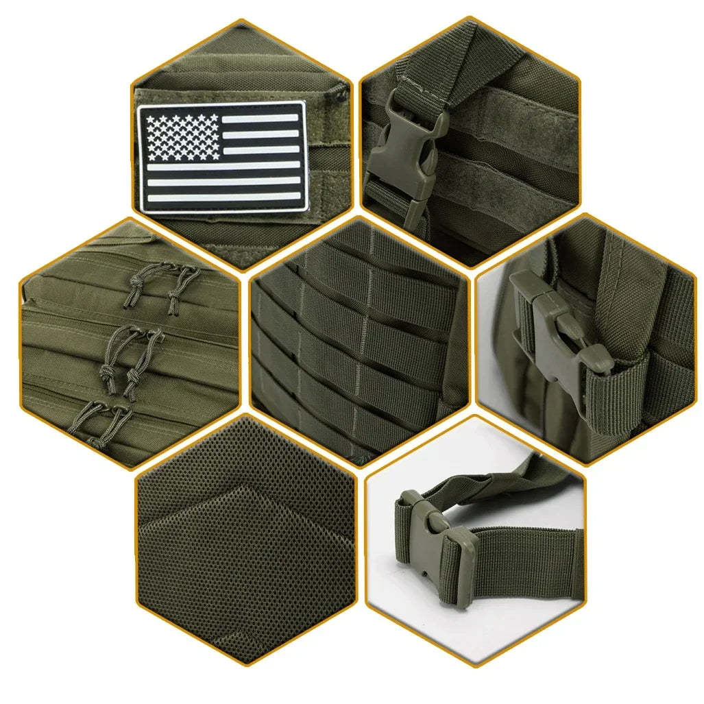 45L Large Capacity Tactical Backpack