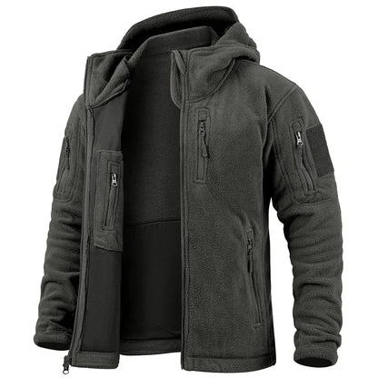 Men's Multi-Pocket Fleece Hunting / Hiking / Hoody Jacket