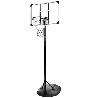 Portable Basketball Hoop System Height Adjustable 7.5ft - 9.2ft 32 Inch Backboard