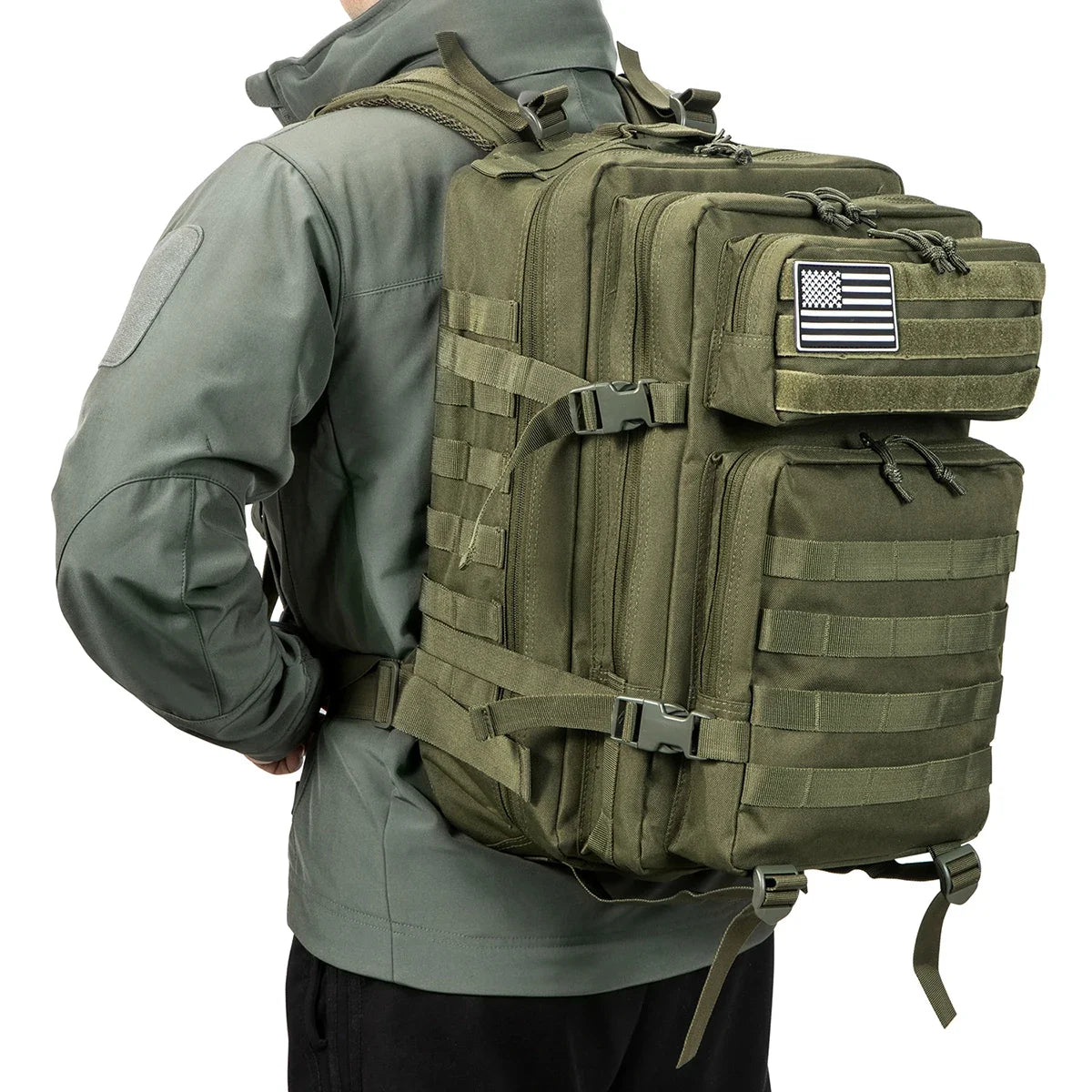 45L Large Capacity Tactical Backpack