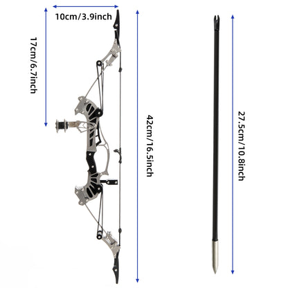 Compound Bow And Arrow Set for Right Or Left Handed Shooters Outdoor Hunting Target Games