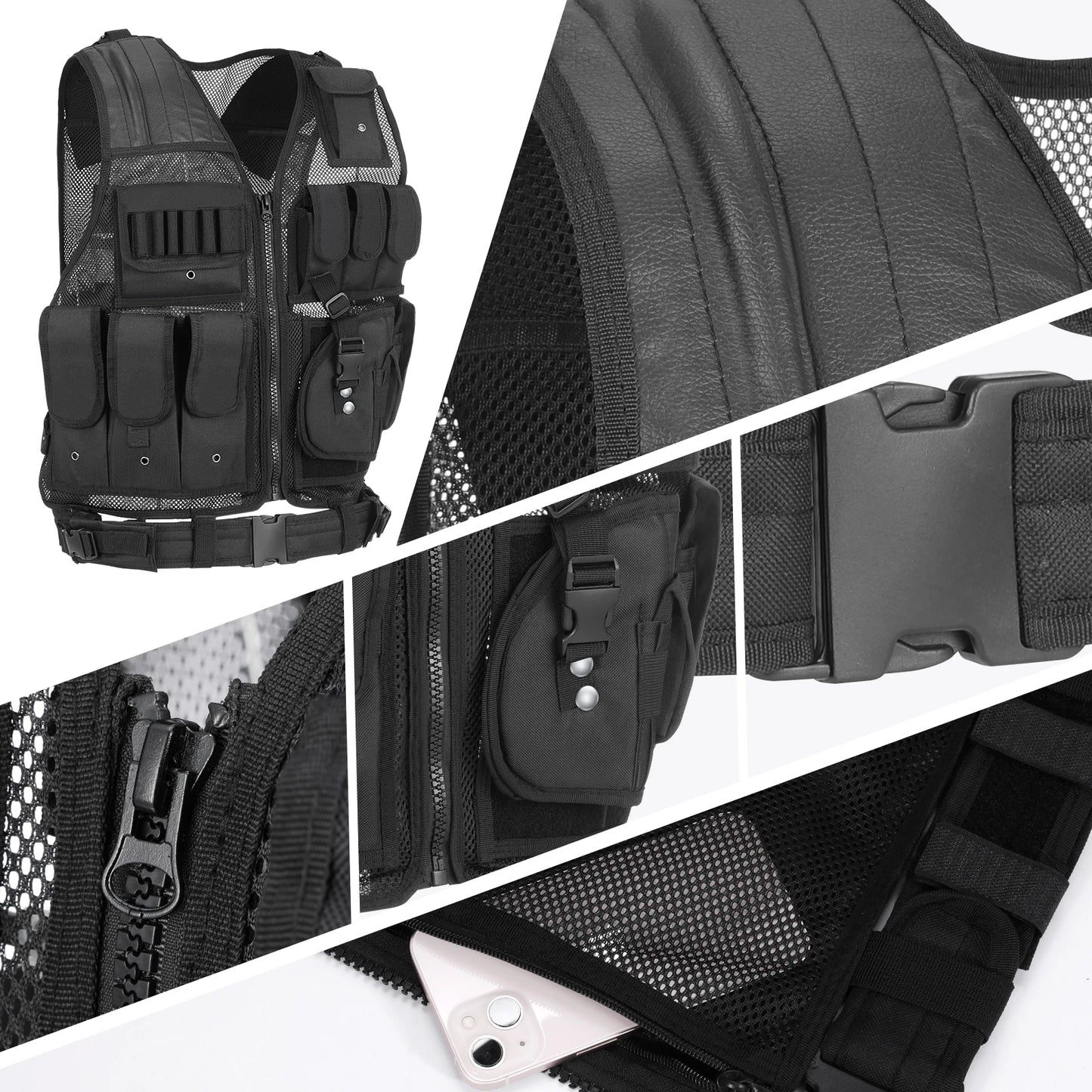Multi-Pockets Breathable Vest