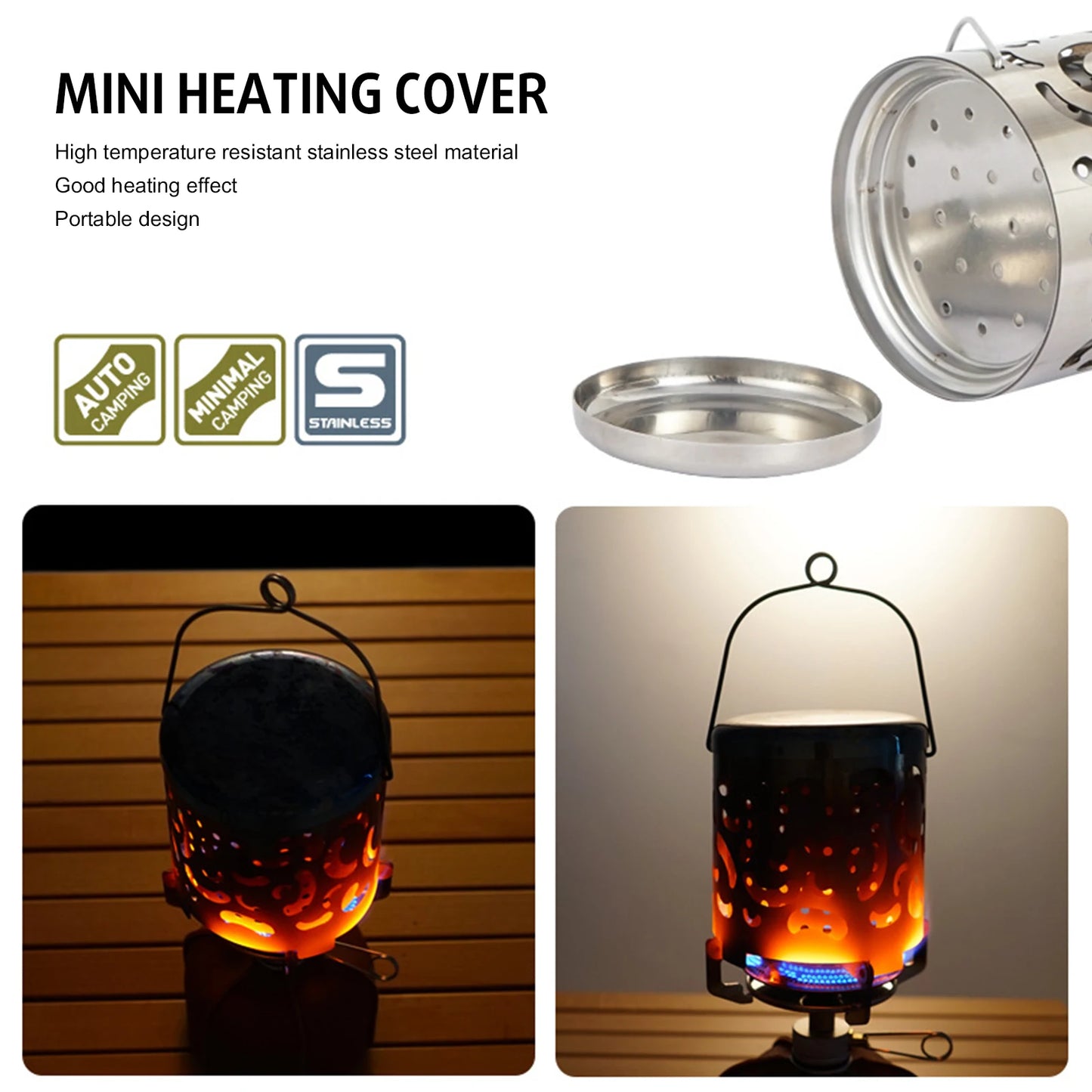 Stainless Steel Mini Tent Heater (For The BIG Tent)