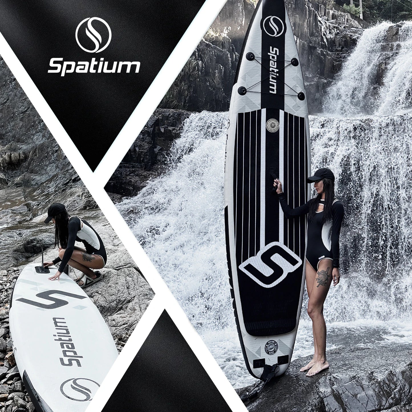 Inflatable Paddle Board With Backpack