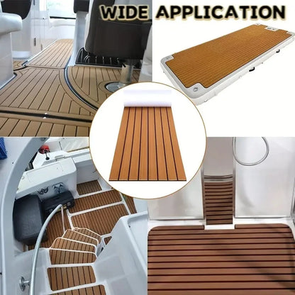 Teak Decking Sheet Boat Flooring Fit Self-Adhesive Foam Marine Flooring