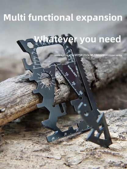 18-in-1 Credit Card Multi-Function Survival Tool