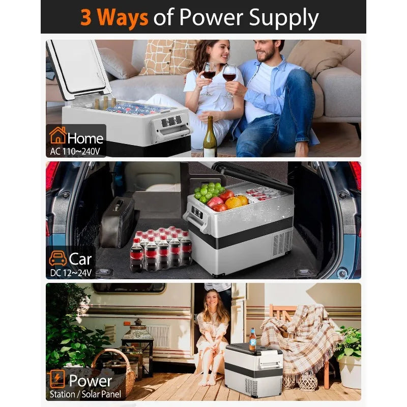 Portable 12V / 48qt Refrigerator / AC / DC Electric Cooler