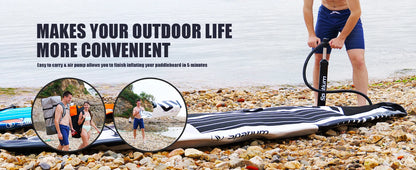 Touring Inflatable Stand Up Paddle Board Non-Slip Surf Board Water Sports Kayak