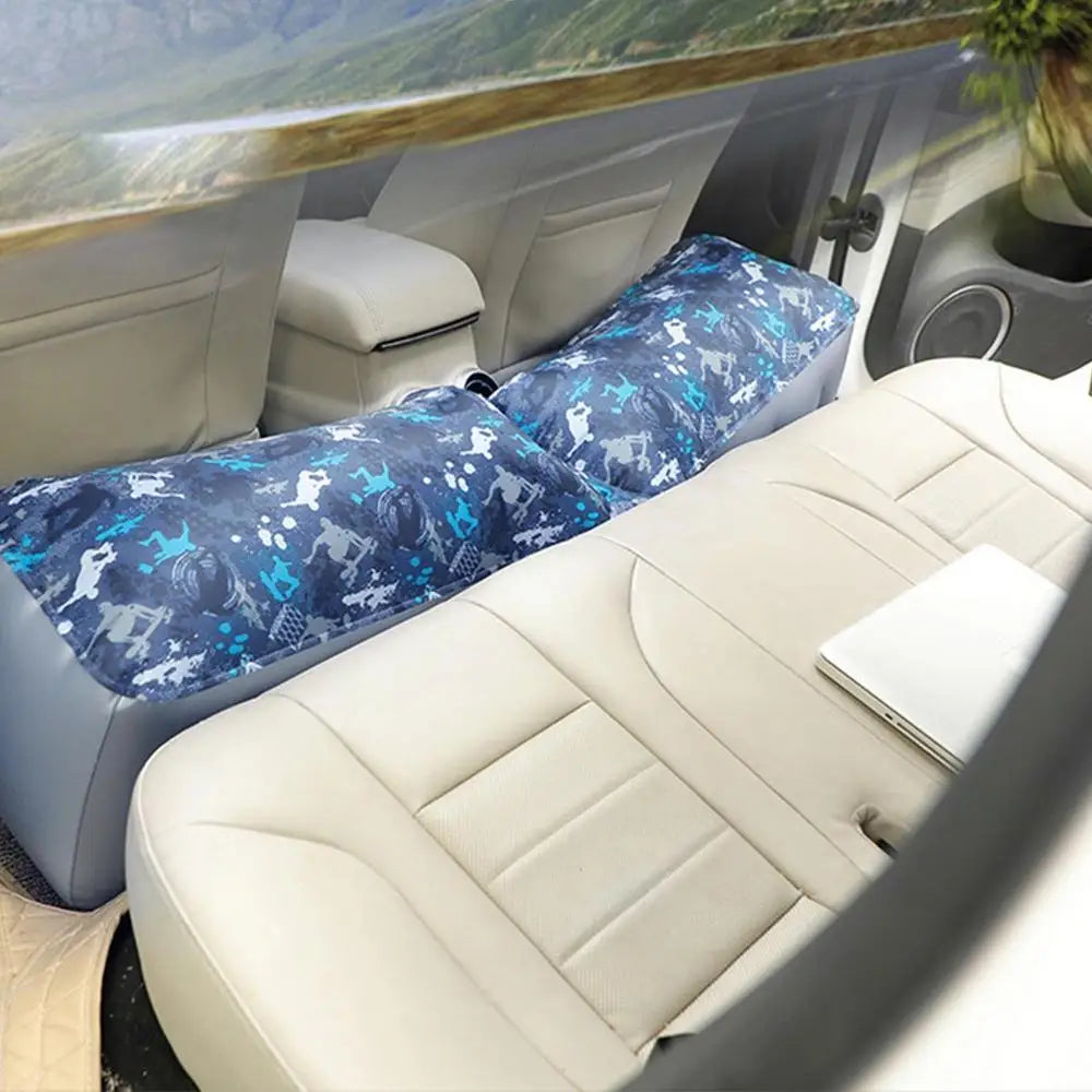 Universal Self-propelled Car Air Mattress Rear Seat Foot Gap Cushion