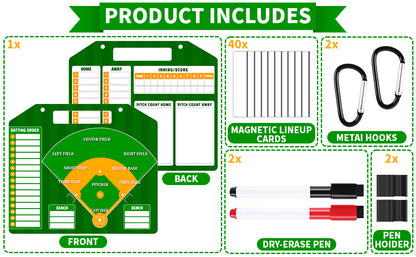 Magnetic Baseball / Softball Lineup Board